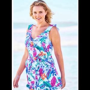 ⭐️NWT Beautiful Plus Size Swim Dress!! Size 18!!⭐️